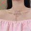 MJnmc Hồng Pha Lê Hoa Nelace Vintage Handmade Đính Hạt Choker Thiết Kế Độc Đáo Dành Cho Nữ Retro Trang Phục Phù Hợp Với Prom Phụ Kiện Mới