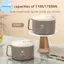 Pufangbliss Đôi Tường Inox 1200ml Bát Cách Nhiệt Cho Mì Canh Bảo Quản Thực Phẩm Nóng Tại Nơi Làm Việc Và Trường Học VN