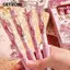 GETVOW 4 Cái / bộ Bút Gel, Bướm Miếng Dán 0.5 Mm Mực Đen Bút Trung Tính, Nhanh Khô Mềm Cầm Bấm Loại Chữ Ký Bút Quà Tặng