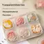 Hộp đựng bánh trung thu 50 khay nhựa cấp thực phẩm chắc chắn trong suốt được Thiêned dùng để làm quà tặng lễ hội giữa mùa thu [VN]