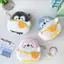 Ví đựng tiền xu hình chim cánh cụt nhỏ dễ thương Ví đựng tiền xu hoạt hình Mini mềm Túi dòng dữ liệu đáng yêu Đơn giản Bền bỉ Phụ kiện ví tiền xu sang trọng VN