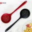 Bộ lọc nấu ăn bằng silicon có tay cầm dài Bộ lọc chống gỉ Bộ lọc chịu nhiệt Muỗng lưới Skimmer Lưới dầu Dụng cụ nhà bếp VN