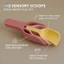 Khay cảm giác Montessori Đồ chơi giáo dục bằng nhựa ABS cho trẻ mới biết đi Học mầm non tại nhà