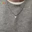 < Honeyba > Ins Phong Cách Đơn Giản Hợp Thời Trang Ngôi Sao Choker Nelace Mặt Dây Xích Ne Dây Chuyền Áo Len Dây Xích Dành Cho Nữ Trang Sức Dự Tiệc Thời Trang Phụ Kiện Đẹp