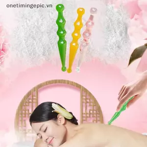 Bút bấm huyệt hai đầu bằng nhựa VFZ Dụng cụ massage mắt và mặt bằng nhựa Bấm huyệt da Dụng cụ massage thủ công OTE