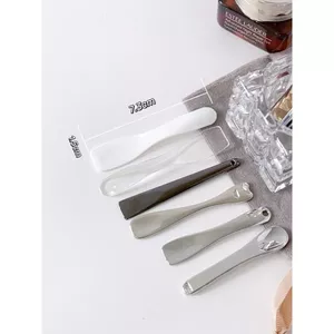 Kem Inox Kem Mắt Thìa Đào Kim Loại Chất Lỏng Nền Sản Phẩm Chăm Sóc Da Đóng Gói Phụ Thìa Nhỏ Bảo Quản 7.1