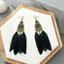 Bohemian Dài Tua Rua Lông Bông Tai Ánh Sáng Sang Trọng Thời Trang Retro Phong Cách Dân Tộc Phù Hợp Với Bông Tai Nữ