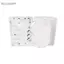Belleshopp Hộp phân phối sợi quang Belleshopp Bộ chia 4 cổng Mini Burr SC FC Universal với tấm gấp ở giữa cho máy tính để bàn