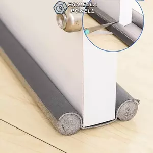 Dải niêm phong đáy cửa FANIELLAPOWELL, Dải niêm phong cửa chống côn trùng có thể điều chỉnh độ dài, Bảo quản nhiệt kính chắn gió cách âm Chống bụi dưới cửa Bộ chặn tiếng ồn