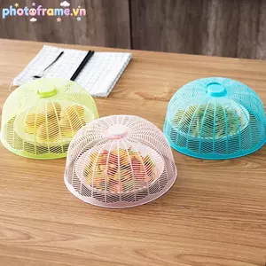 Khung Ảnh 1 Chiếc Lưới Thực Phẩm Thoáng Khí Chống Muỗi Và Bay Nắp Bát Tiện Ích Cho Gia Đình Trái Cây Nhựa Tròn Rau Củ VN