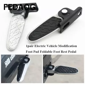FEDAOG 1 Cặp Miếng Lót Chân Sửa Đổi, 3 Kiểu Xe Điện Hợp Kim Nhôm, Bàn Đạp Để Chân Xe Điện Thông Thường