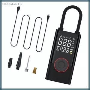 Char Có thể sạc lại Hoạt động yên tĩnh Máy bơm máy nén khí điện 80W có đồng hồ đo áp suất để sử dụng bên đường khẩn cấp