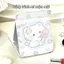 Gương gập mini Hello Kitty ôm kem phong cách mơ mộng siêu đáng yêu