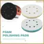 4 gói Miếng chà nhám xốp cho máy chà nhám quỹ đạo, Tấm chà nhám quỹ đạo 5 Inch 8 lỗ Surfprep Foam Pad