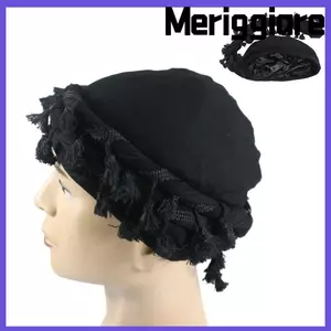 MERIGGIARE Đầu Quấn, Mũ Bò Co Giãn Turban, Unisex Satin Lụa Lót Ấm Áp Thoáng Khí Đầu Khăn Cho Nam