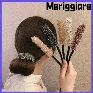MERIGGIARE Quick Bun Curler Magic Braiders Tool Mũ Phụ Kiện Donut Bun Maker