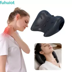 Gối Massage cổ tử cung FUHUIOT, Chất liệu EVA mềm Thiết kế bấm huyệt Thư giãn vai cổ, Đường viền hình chữ U Đa năng Sử dụng Gối chỉnh hình thư giãn mệt mỏi