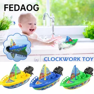FEDAOG Wind Up Toy, Đồ chơi tắm vòi hoa sen đồng hồ thuyền máy, Đồ chơi trẻ em Phao trong tàu nước Đồ chơi tàu thuyền tốc độ mùa hè