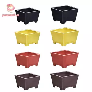 Chậu hoa PWSEND, Cây cảnh mọng nước DIY đầy màu sắc, Sáng tạo bền bỉ giả đất sét tím Giá đỡ cây trồng làm vườn