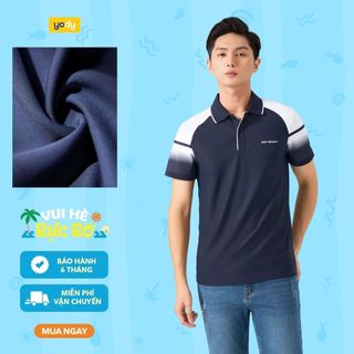 Áo thun polo thể thao nam YODY co giãn thoải mái,áo phông thấm hút tốt SAM7019