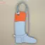 HFSHY Da Thủ Công Boot Charm Color-Blo Design Multiuse Bag Mặt Dây Chuyền Móc Khóa Cho Sneaker Bapa Decor VN