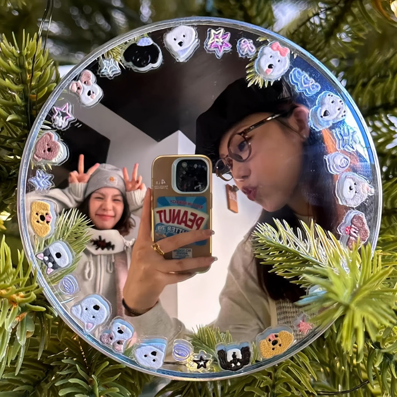 Gương Lồi Selfie 360 Độ HOMIE Gương Tròn Mini Chụp Ảnh Góc Rộng Quay Vlog Du Lịch Tự Sướng Sắc Nét