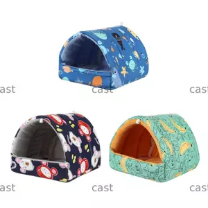 CAST Giường Ngủ Động Vật Nhỏ Nhiều Màu Sắc Lồng Mini Thoải Mái Mùa Đông Chuột Lang Tổ