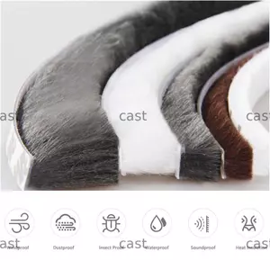 CAST 5m Niêm Phong Dải Cửa Chống Gió Nhà Tiện Ích Bàn Chải Tự Dính