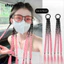 SHUPUN 1 Cặp Tóc Giả Bện Quyền Anh, Tóc Giả Thay Đổi Dần dần Bím Tóc Giả, Tóc Tổng Hợp Nữ Ins Y2K Mô Phỏng Tóc Giả Màu Chiên Bột Xoắn Phong Cách Bím Bẩn