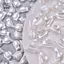 10 Chiếc Nơ Trắng Nơ Hạt Acrylic Rời Miếng Đệm Hạt Quyến Rũ Để Làm Đồ Trang Sức Tìm Bộ Vòng Tay DIY Phụ Kiện Nelace [Mina]