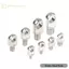 GE 3 Đai ốc & Bu lông mắt bằng đồng thau có lỗ M3 / M4 / M5 / M6 / M8 / M10 - Bộ vít mắt nâng đồng VN