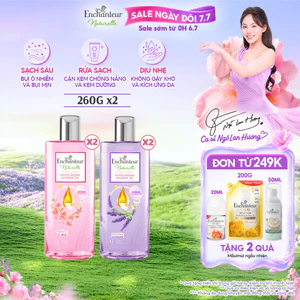 Combo 2 Sữa tắm dưỡng da thiên nhiên Enchanteur Naturelle ( 260g x 2 )