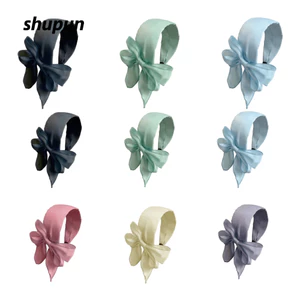 SHUPUN Hair Hoop, Satin Elegant Hoop Hairband, Retro Chấm Bi Quyến Rũ Phụ Kiện Tóc Chụp Ảnh