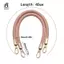 Dây đeo túi xách Bule chuỗi vàng 40CM Dây đeo thay thế tay cầm ngắn bằng da PU cho nữ Ví Tote ly hợp mới