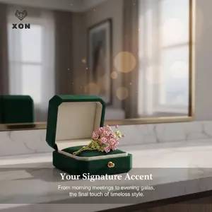 Hoa Hồng Quyến Rũ Hoa Hồng Men Trâm Cài Bó Hoa Trang Sức Hoa Chân Quà Tặng Cho Nữ [Mina]