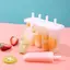 Ziyulinyuk 4 Cell Kem Popsicle Khuôn DIY Máy Làm Kem Tự Chế Hộp Đá Trẻ Em Mùa Hè Khuôn Kẹo Khay Đá Tiện Ích Nhà Bếp VN
