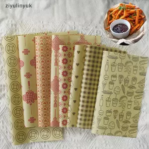 Ziyulinyuk 50 Miếng Giấy Thấm Hút Sandwiches Burgers Khoai Tây Chiên Bọc Thực Phẩm Tấm Thảm Wd Giấy Và Giấy Nướng VN