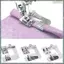 Máy may chân viền rộng Máy ép chân bằng thép không gỉ Chân 3 kích thước 1 / 2 inch, 3 / 4 inch, 1 inch cho ca sĩ và các máy may tay cầm thấp khác
