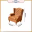 Bộ Sofa nhà búp bê thu nhỏ 1: 12 kiểu Mỹ Retro dành cho mô hình mô phỏng gia đình.