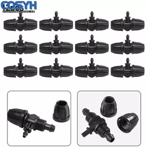 <cosyh>Irrigation Tube Drip Irrigation Durable Plastic Reuseable 12pcs Brandnew