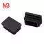 20 Chiếc Nhựa Hình Chữ Nhật Cuối Nắp 30mm x 20mm Ống Ren Chèn Chân Cao Su