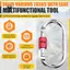 Khóa Carabiner hạng nặng 2 chiếc, Xếp hạng 25kN Hình bầu dục để đẩy nhanh, Kẹp võng
