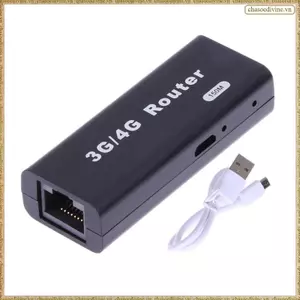 Bộ định tuyến di động Mini Bộ định tuyến không dây USB 3G / 4G WiFi Wlan Hotspot WiFi Bộ định tuyến không dây USB RJ45 150Mbps với cáp USB