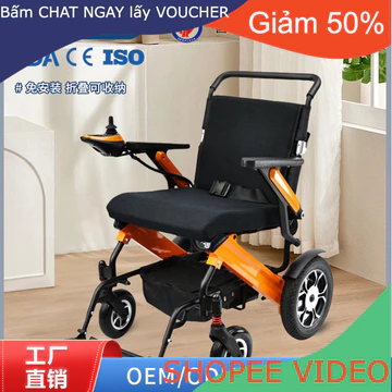 [Nhập Khẩu] Xe lăn điện siêu nhẹ, xe lăn điện hợp kim nhôm, xe tay ga di chuyển cho người già, xe tập đi gấp gọn cho ngư