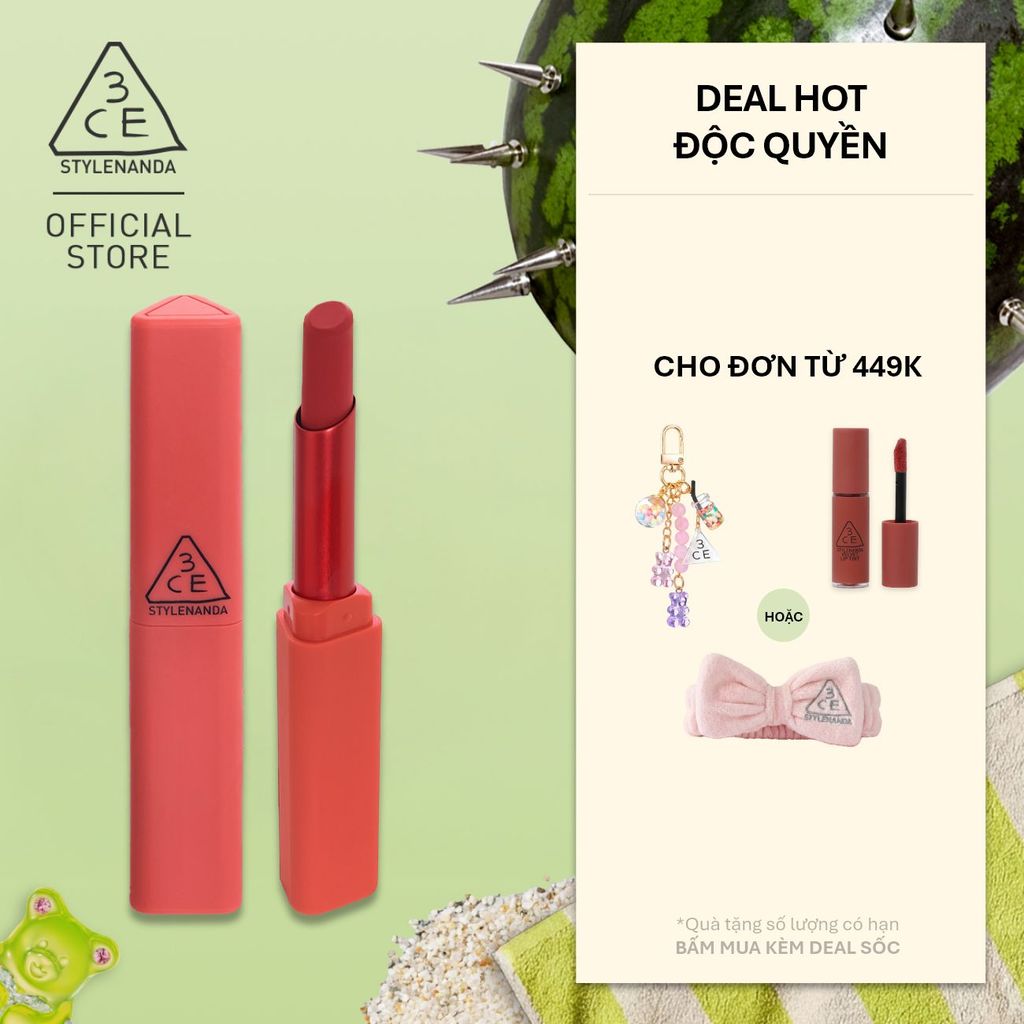 Son Sáp Màu Mịn Lì 3CE Sketch Stick