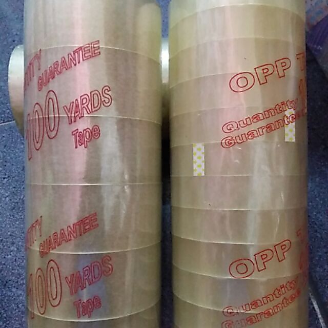 [1.2kg/cây] Băng keo 100 yards- Trong, đục