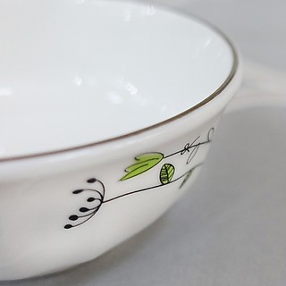 Chén Tương Hoa Rau Mầm Viền Bạc 1084 Chuan Kuo Cao Cấp