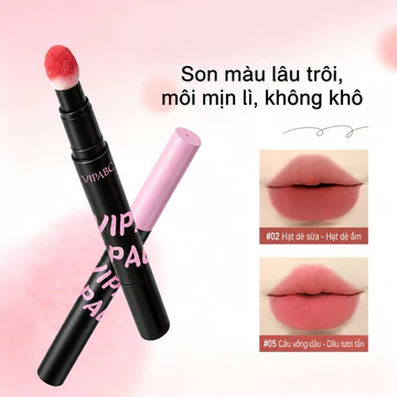 [Không Trôi, Bền Lâu] 🌸Ong-lasting And Vibrant Color🌸Cushion Lip Cream / Son Kem Lì / Son Môi Màu Nude / Trang Điểm Hàng Ngày