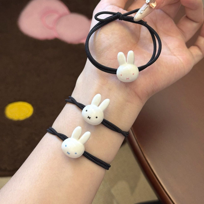 ✨✨Dây buộc tóc thỏ ngọt ngào dễ thương Dây cao su nữ có độ đàn hồi cao