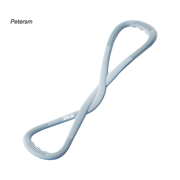 Bài tập chân PP Dây kháng lực Mở rộng ngực Dây kháng lực Silicone Chống trượt Hình 8 Dây kháng lực 25 / 35lbs – Dây đeo tập luyện sức mạnh đàn hồi dàn – 7